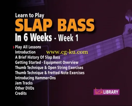 Lick Library – Slap Bass In 6 Weeks的图片2