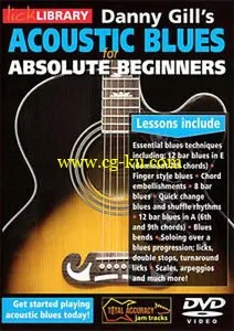 Lick Library – Danny Gills Acoustic Blues Guitar For Absolute Beginners的图片1