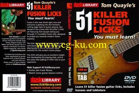 LickLibrary – Tom Quayle – 51 Killer Fusion Licks的图片1