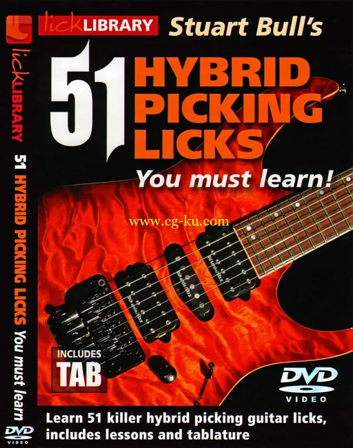 Lick Library – Stuart Bull – 51 Hybrid Picking Licks的图片1