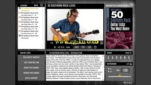 Truefire – Will Sophie’s 50 Southern Rock Licks You Must Know (2014)的图片2