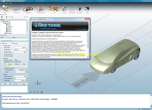 Altair Virtual Wind Tunnel 12.1 X32/X64的图片2