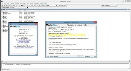 Mentor Graphics ModelSim SE 10.2c的图片2