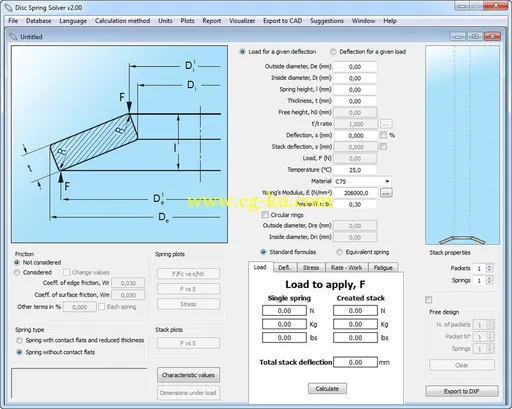 Disc Spring Solver 2.0的图片2