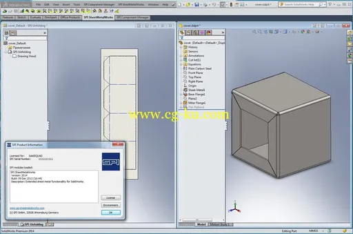 SPI SheetMetalWorks 2014 For SolidWorks 2014 X32/X64的图片2