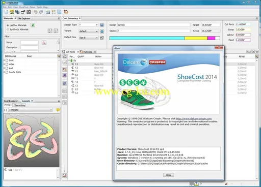 Delcam Crispin ShoeCost 2014 R1 SP1 MULTILANG X86/x64的图片3