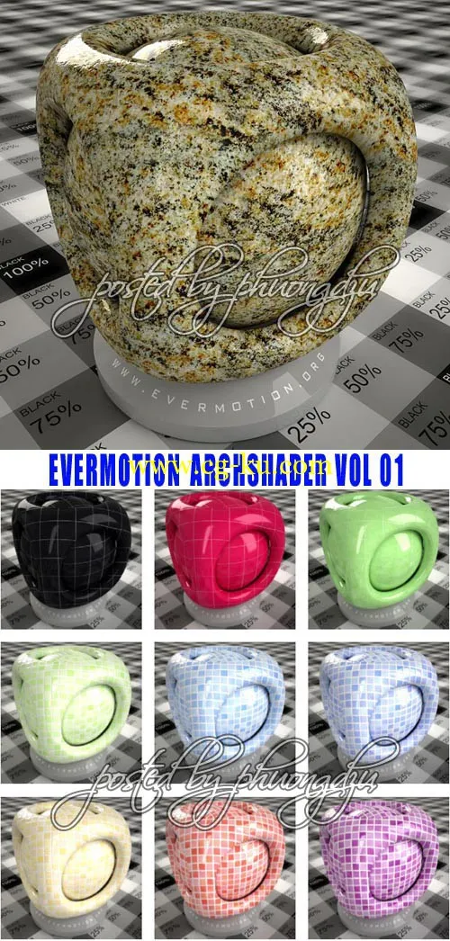 Evermotion Archshaders vol 1 for V-RAY的图片1