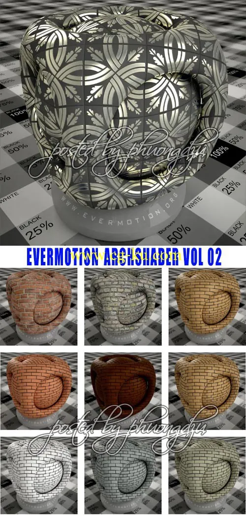 Evermotion Archshaders vol 2 for V-RAY的图片1