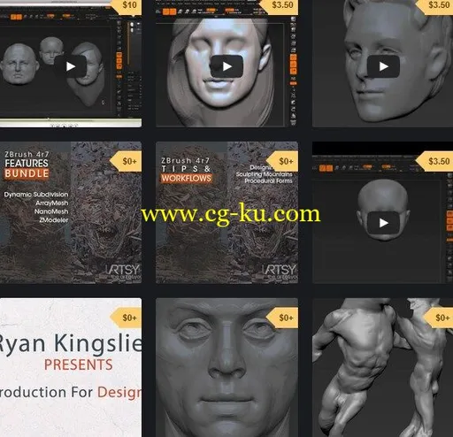 Quick Sculpting The Human Face Bundle With ZBrush的图片1