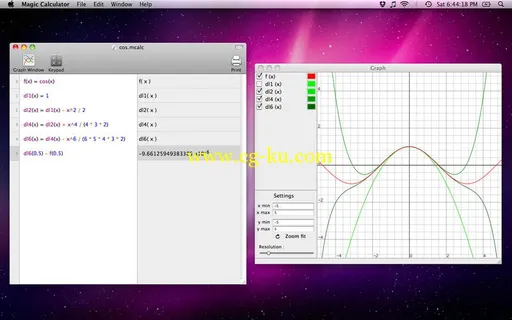Magic Calculator 2.10 MacOSX的图片1