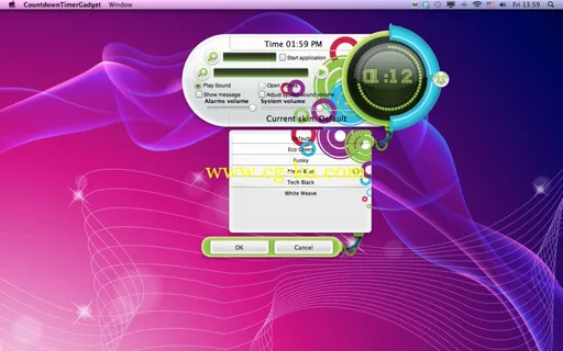 Countdown Timer Gadget 1.4 Retail Multilingual MacOSX的图片1