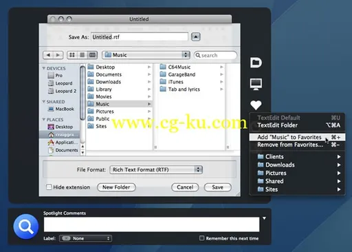 Default Folder X 4.7.2 MacOSX的图片1