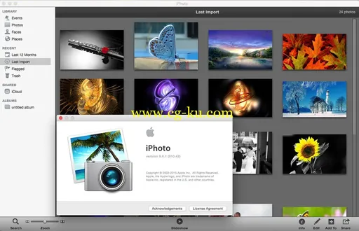 IPhoto 9.6.1 Multilangual MacOSX的图片2