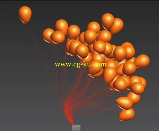 3ds Max – TP Ballons Tutorial气球动画的图片1