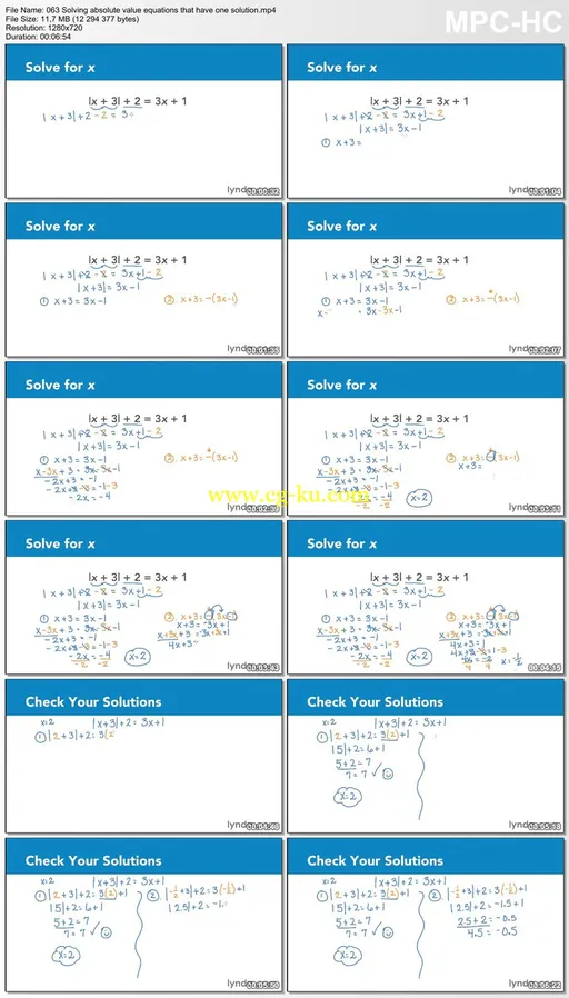 Lynda – Foundations Of Algebra: Solving Equations的图片2