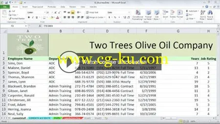 Lynda – Excel 2010: Working With Dates And Times的图片1