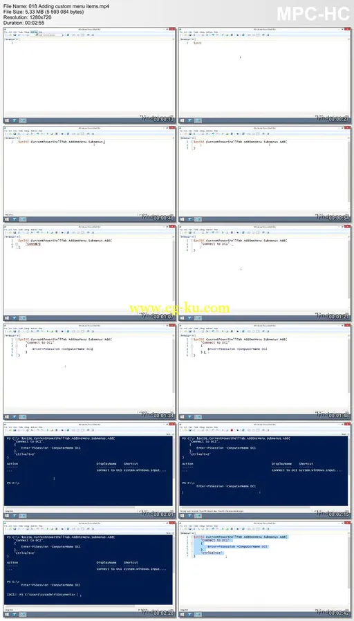 Lynda – Up And Running With The PowerShell Integrated Scripting Environment的图片2