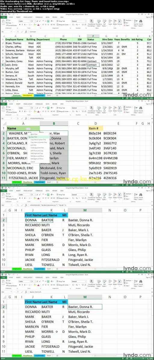 Lynda – Excel Tips (Updated 10 Nov 2015)的图片2