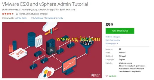 Infinite Skills – VMware ESXi And VSphere Admin Tutorial的图片1