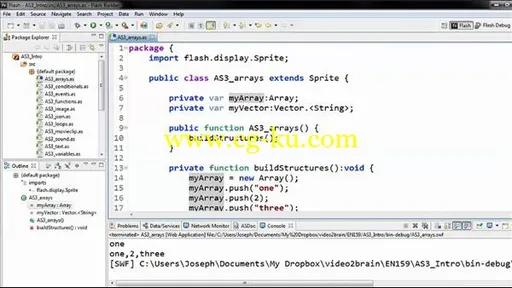 Lynda – Getting Started With ActionScript的图片1