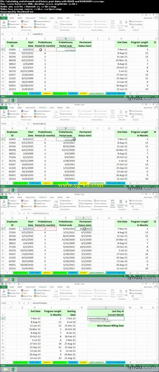 Lynda – Excel 2013 Tutorials: Advanced Formulas And Functions的图片2