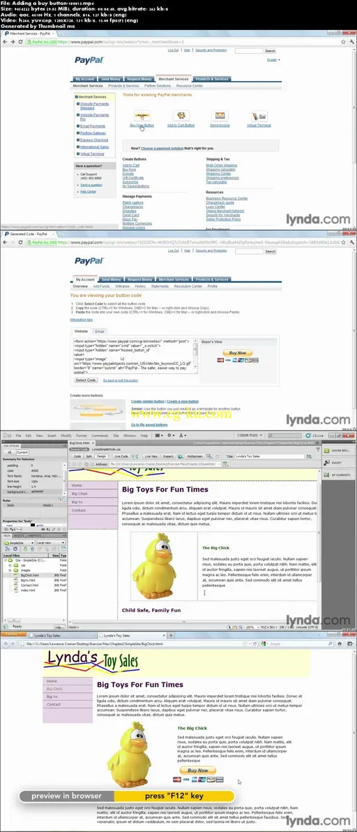 Lynda – Building An Ecommerce Web Site Using Dreamweaver With PHP的图片2