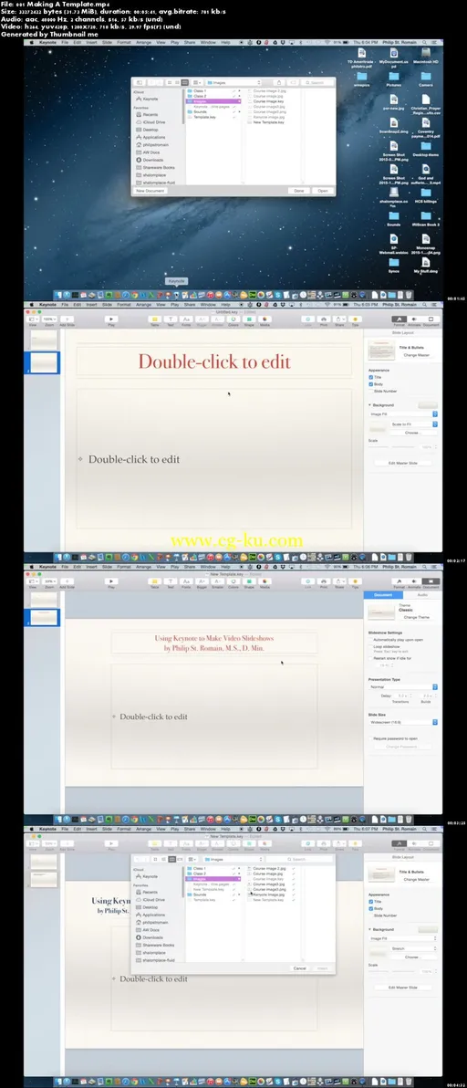 Using Keynote To Make Video Slideshows的图片2