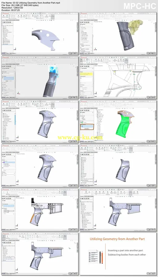 Advanced SOLIDWORKS: Solid And Surface Hybrid Modeling的图片2