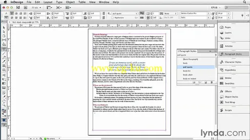 Lynda – InDesign CS6 To EPUB, Kindle, And IPad的图片3