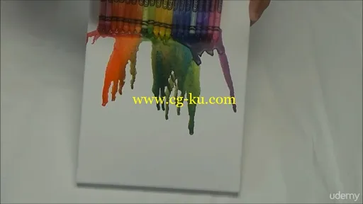 Creative Crayon Canvas Art Do-It-Yourself At Home!的图片2