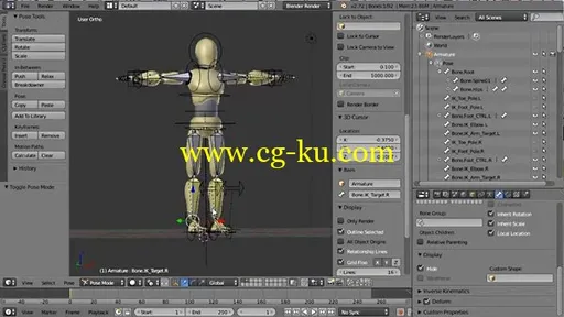 Lynda – Rigging a Humanoid Character with Blender的图片1