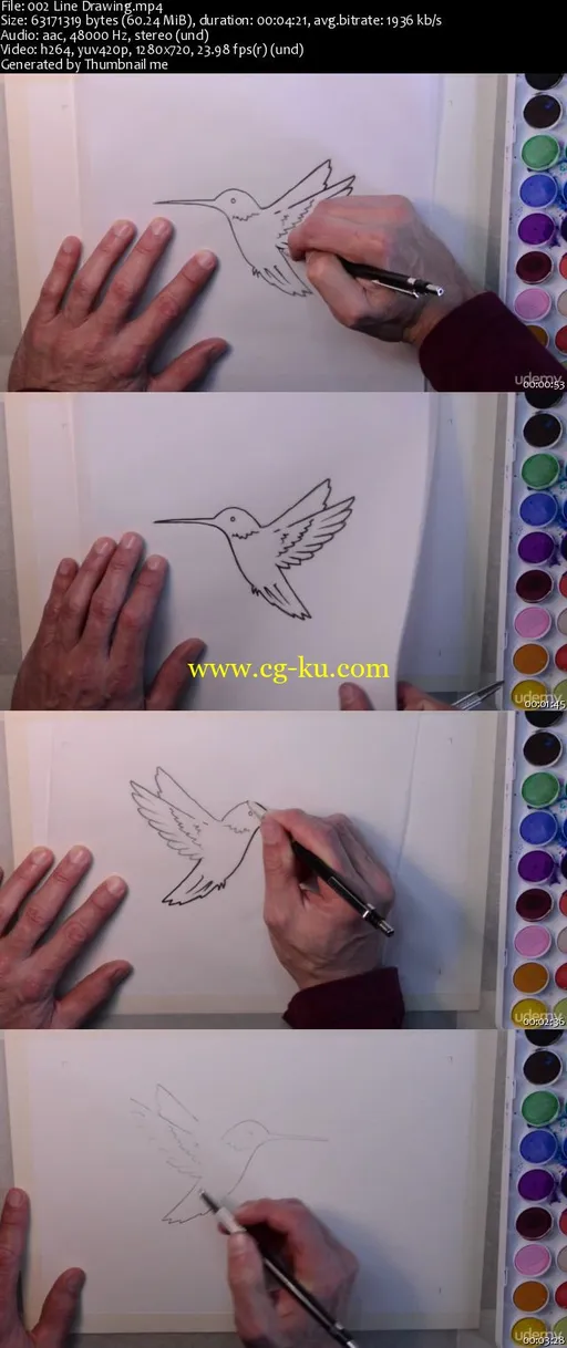 Watercolor Painting Workshop: Hummingbird – With Joel Wright的图片2