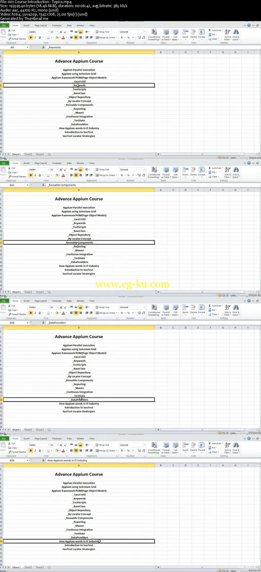 Appium Framework, Maven, CI, POI, TestNG, SeeTest, Jenkins的图片2