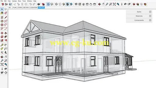 Lynda – –SketchUp建筑外立面的图片1