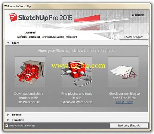 SketchUp Pro 2015 15.1 32-64位Windows版本的图片1