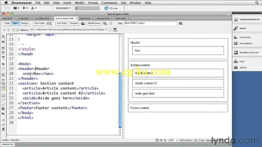 Dreamweaver CS5: Getting Started With HTML5的图片2