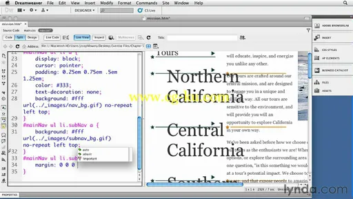 Site Navigation With CSS In Dreamweaver的图片2