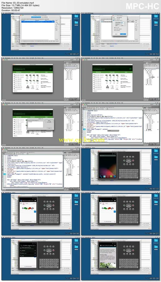 Lynda – Building Android And IOS Apps With Dreamweaver CC And PhoneGap的图片2