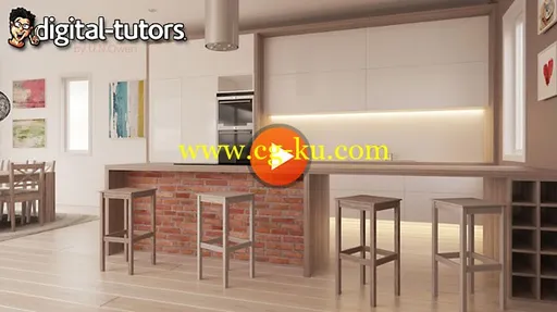 Digital-Tutors – Creating a Kitchen Visualization in 3ds Max and V-Ray的图片1