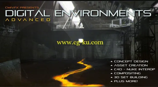 C4D Digital Environments Advanced这是一部c4d高级教程的图片1