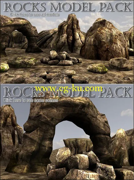 DEXSOFT-GAME Rocks model pack by Martin Teichmann的图片1