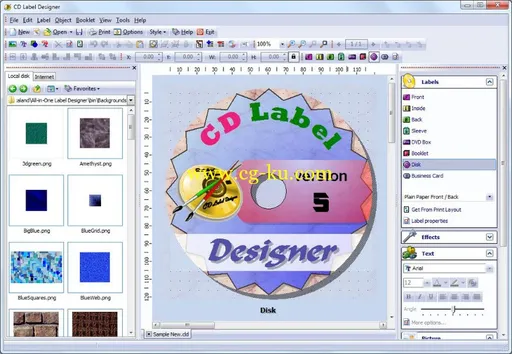 Dataland CD Label Designer 5.4 Build 606 Multilingual的图片1