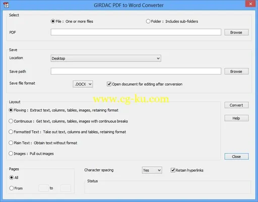 GIRDAC PDF To Word Converter 15.2.2.6的图片1