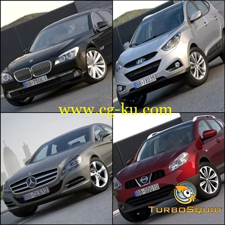 Turbosquid Arkviz Car Model Collection的图片1