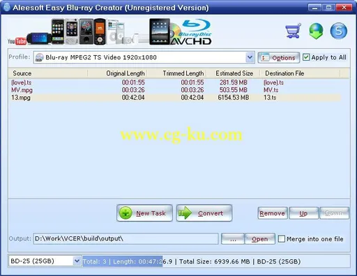 Aleesoft Easy Blu-Ray Creator V2.5.29的图片1