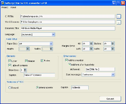 Softany CHM To DOC Converter 3.03的图片1