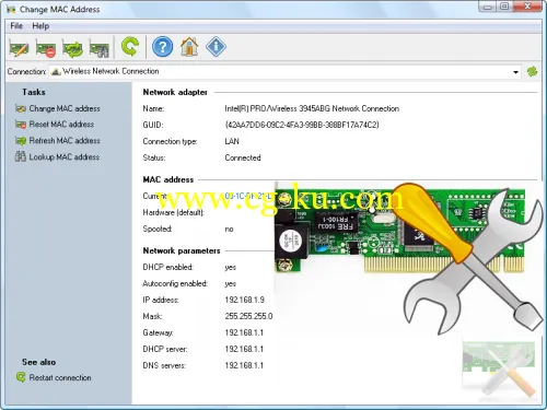 Change MAC Address 2.9.0 Build 107的图片1