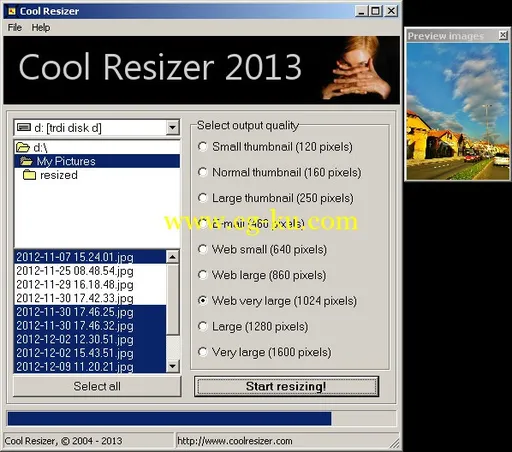 Cool Circles Cool Image Resizer 2013 V9.0的图片1