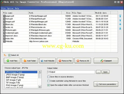 Okdo All To Image Converter Professional 5.5 多格式转成图片的图片2