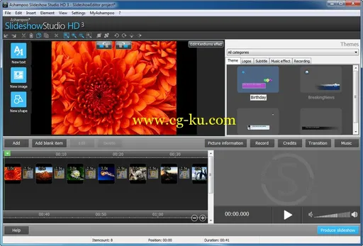 Ashampoo Slideshow Studio HD 3.0.9 Multilingual的图片1